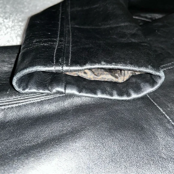 Jacqueline Ferrar Black Leather Jacket - Picture 10 of 12